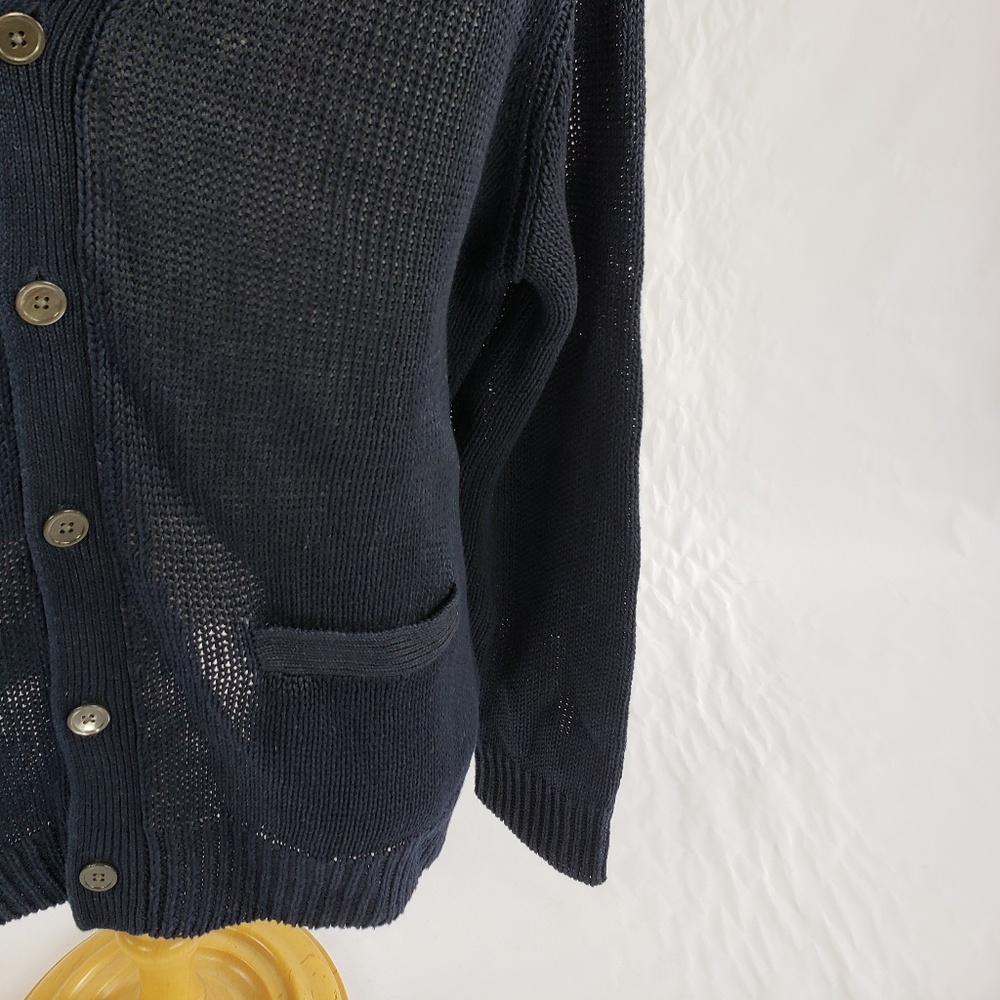 POLO RALPH LAUREN M XL CARDIGAN SWEATER LINEN NWT - Picture 5 of 8